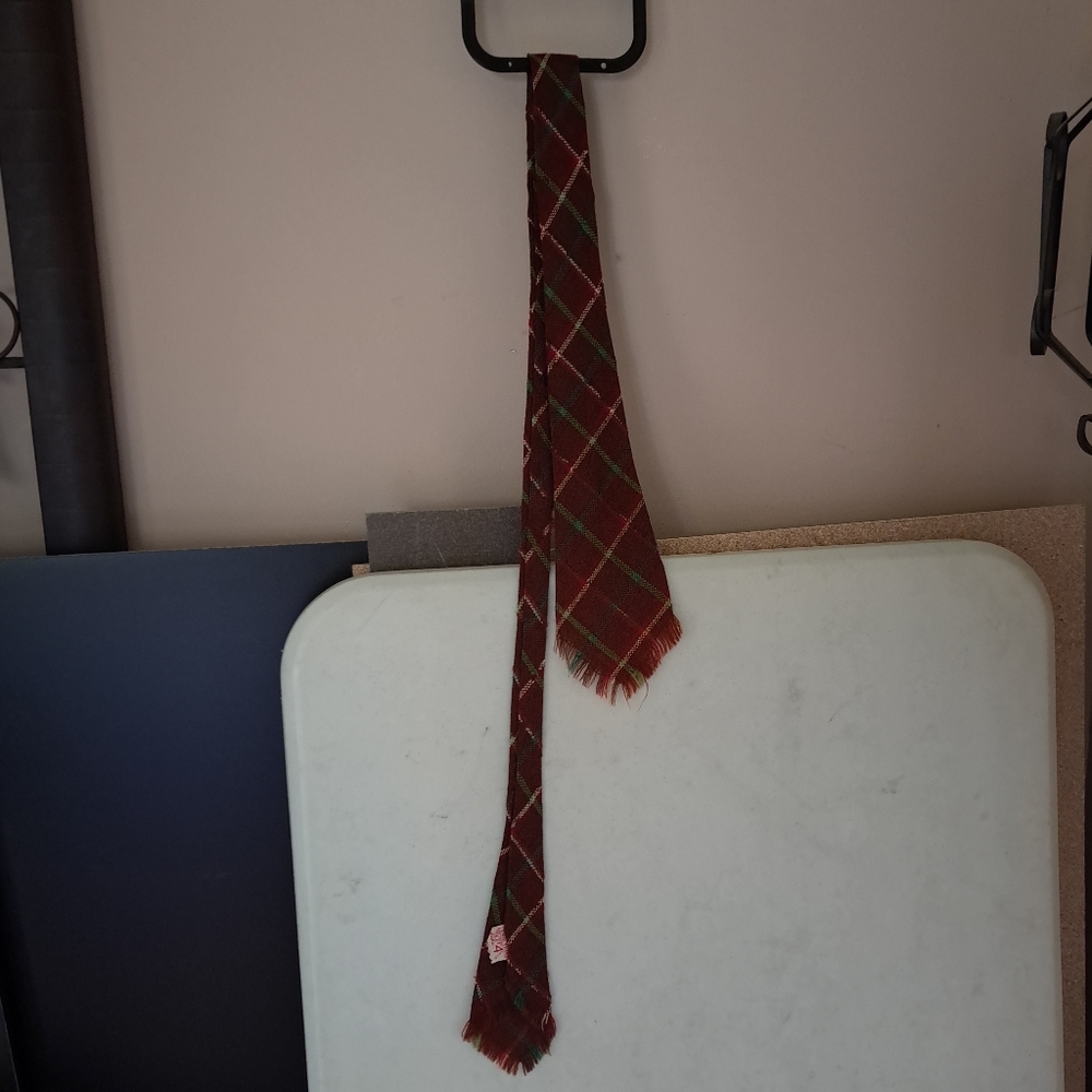 Vintage Smoothie Distressed Frayed Edges Tie